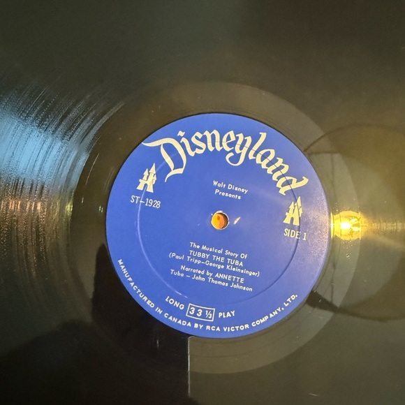 Walt Disney Tubby the Tuba Vinyl Record - Picture 5 of 5